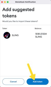 Add Suggested Token