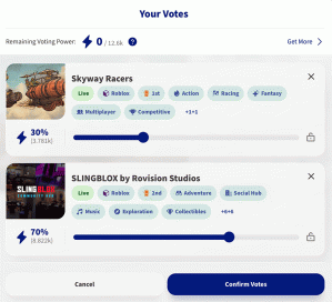 Change Votes