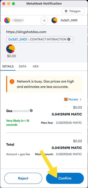 Metamask gas fee